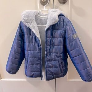 Abercrombie kids iridescent coat